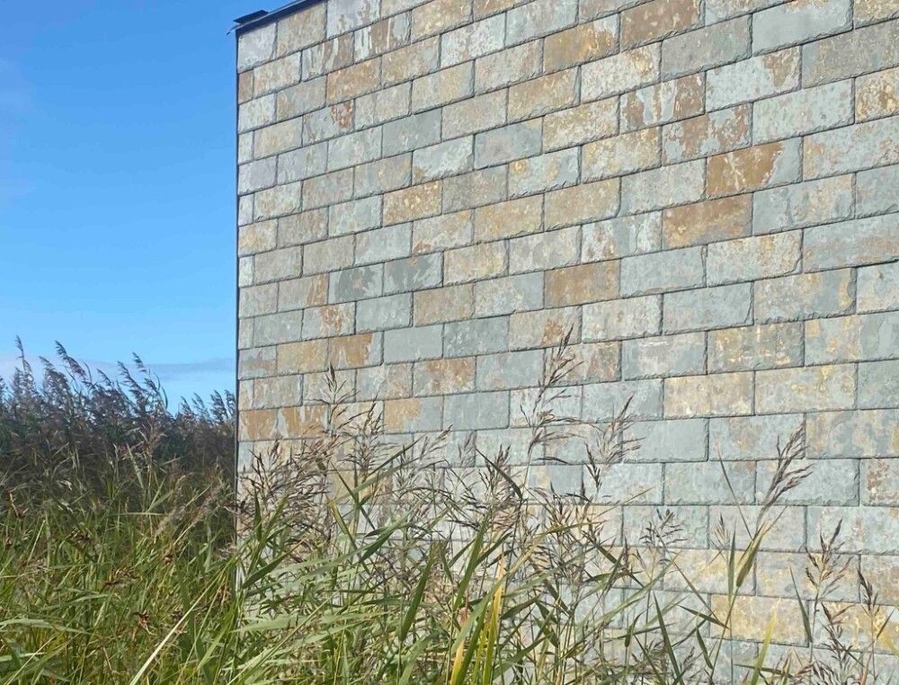 Utanhússklæðning 400x200 mm Saxo Colormix