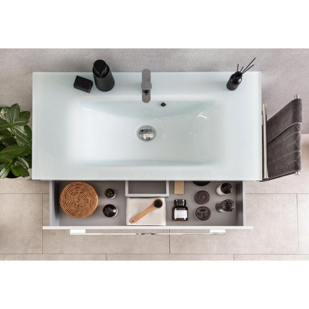 Handlaugarskápur Riva 48,8x99,4x55 cm Camargue svartur