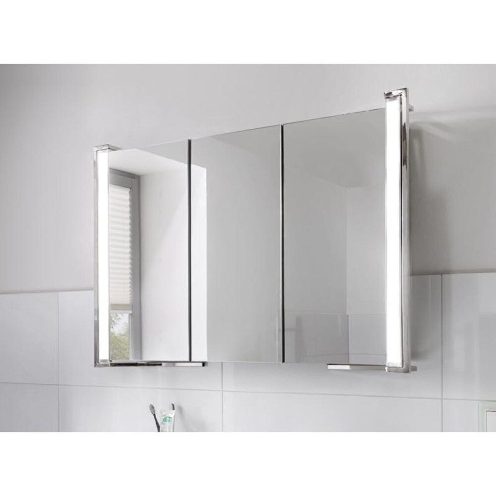 FLEXILIGHT SPEGILSKÁPUR 80X60X13,6 HVÍTU