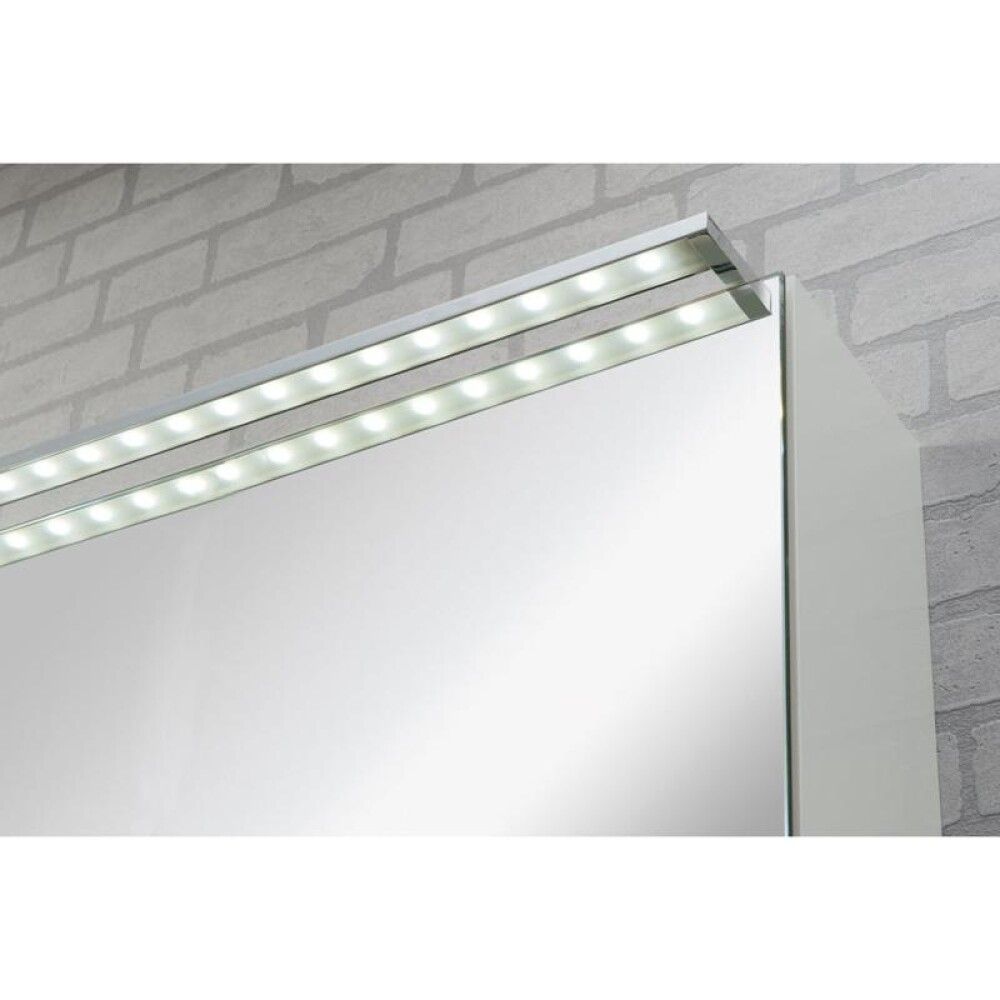 Speglaskápur Fresh vinstri 600x684x157mm Camargue grár