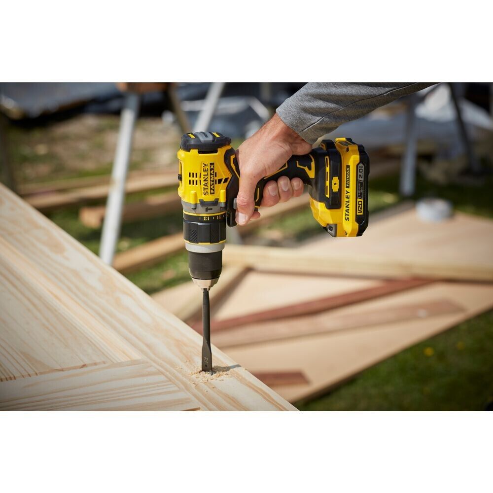 Borvél 20V 2aH og 2,5Ah Stanley FatMax með rafhlöðu og hleðs