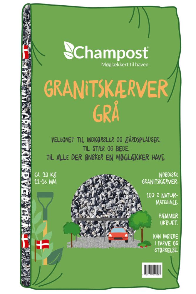 Granít möl 11-16mm grá 20kg Champost
