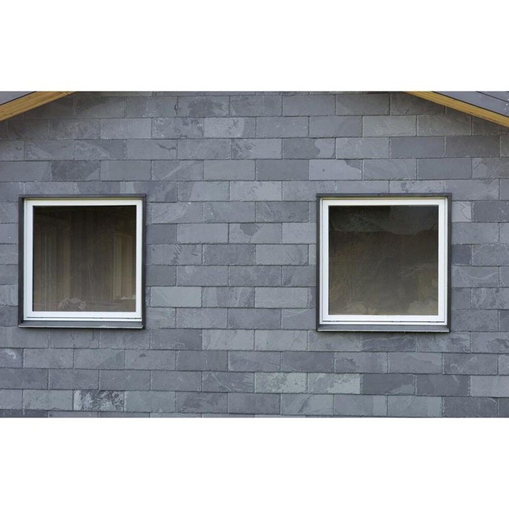 Utanhússklæðning 500x250 mm Saxo Graphite