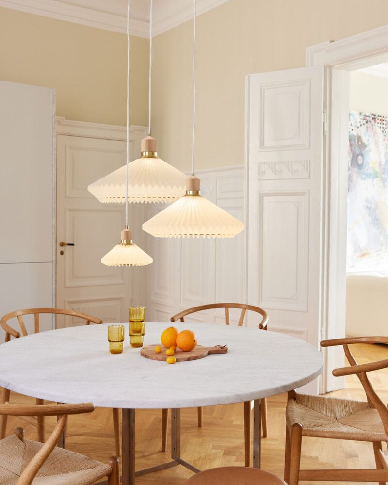 Loftljós E27 Paris Ø24 cm hvítt