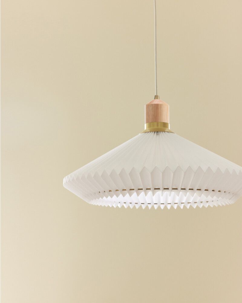 Loftljós E27 Paris Ø24 cm hvítt