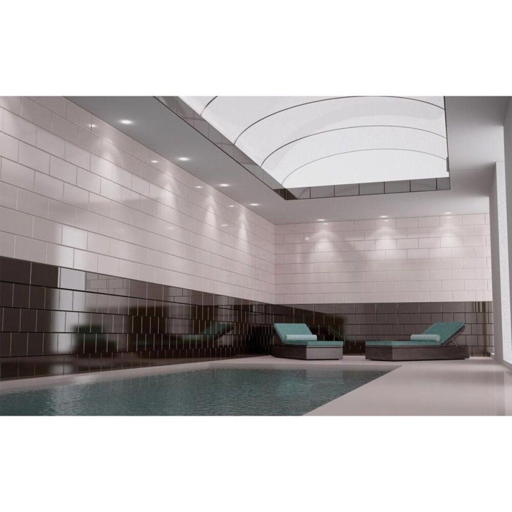 Veggfísar glans 15x30 cm 1 m2