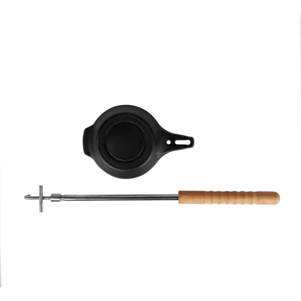 Steypujárnspanna með lengjanlegu skafti Petromax