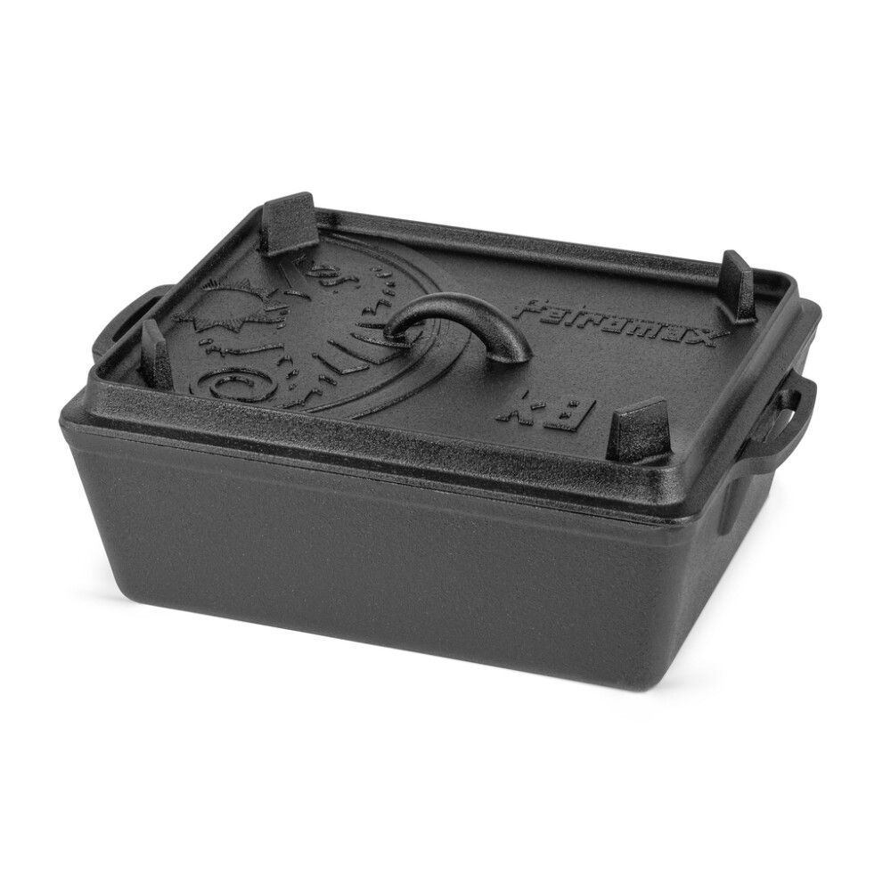 Eldfast mót með loki 5,5L Petromax steypujárn