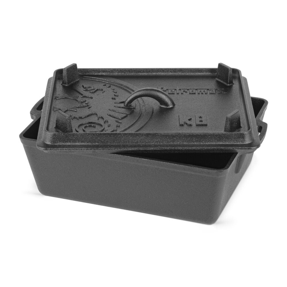 Eldfast mót með loki 5,5L Petromax steypujárn