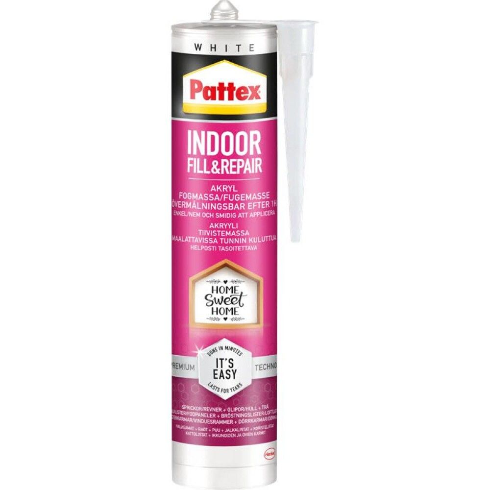 Akrýlkítti Pattex Fill & Repair 280ml hvítt