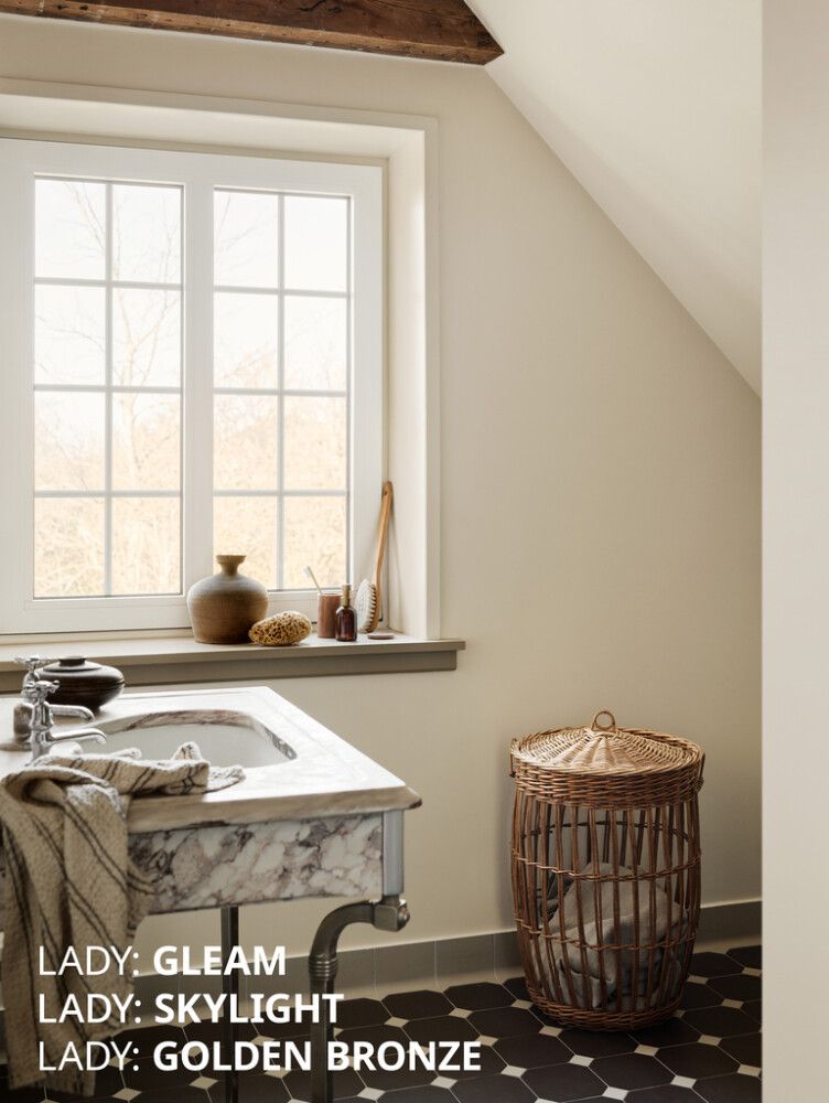 Baðherbergismálning Lady Aqua 680ml hvít mött