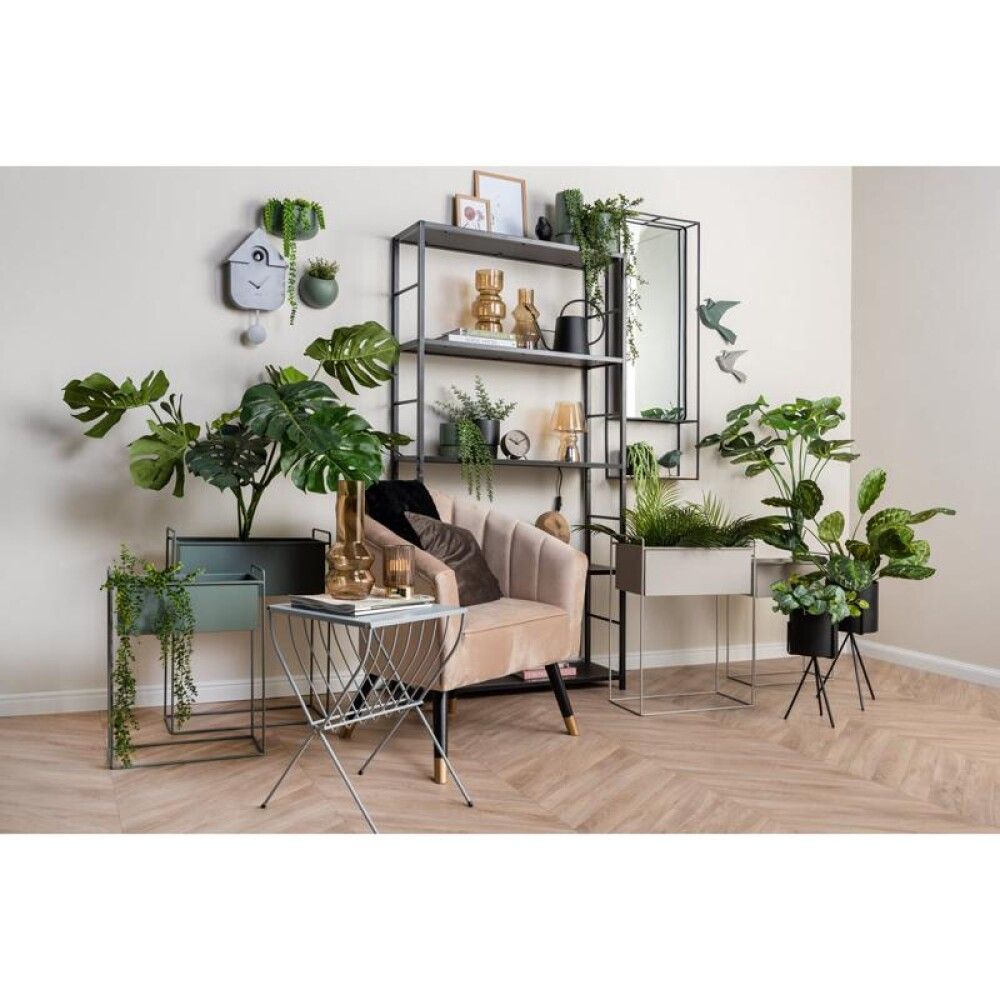 Veggklukka Moderne Cuckoo 41cm grá