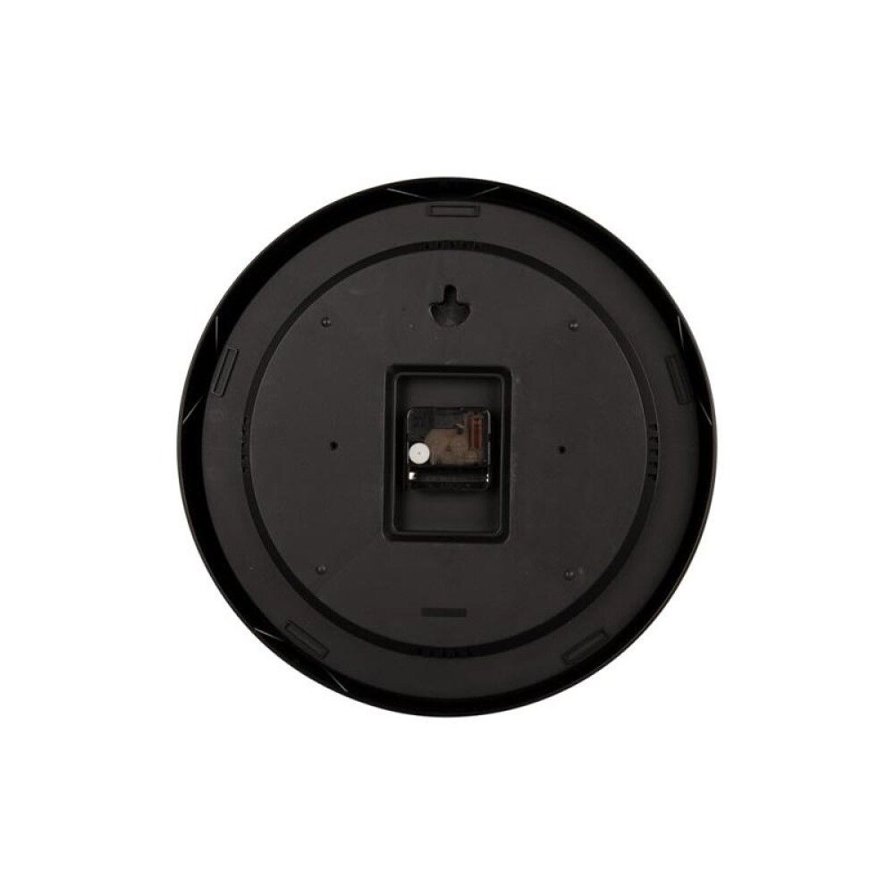 Veggklukka Belle Ø35cm svört