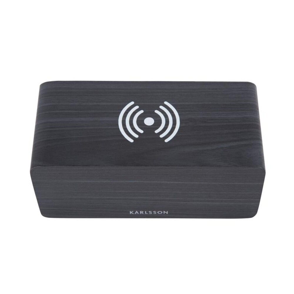 Vekjaraklukka Block M 7,1cm svört