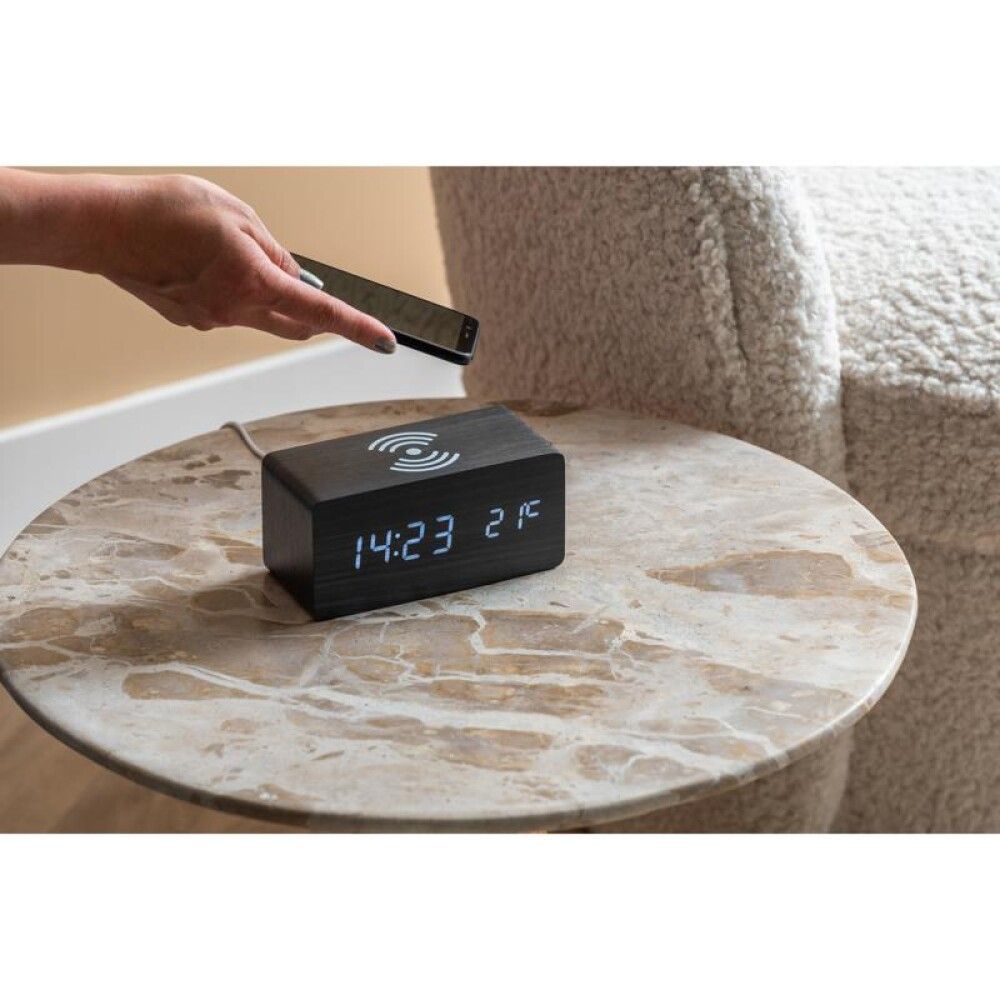 Vekjaraklukka Block M 7,1cm svört