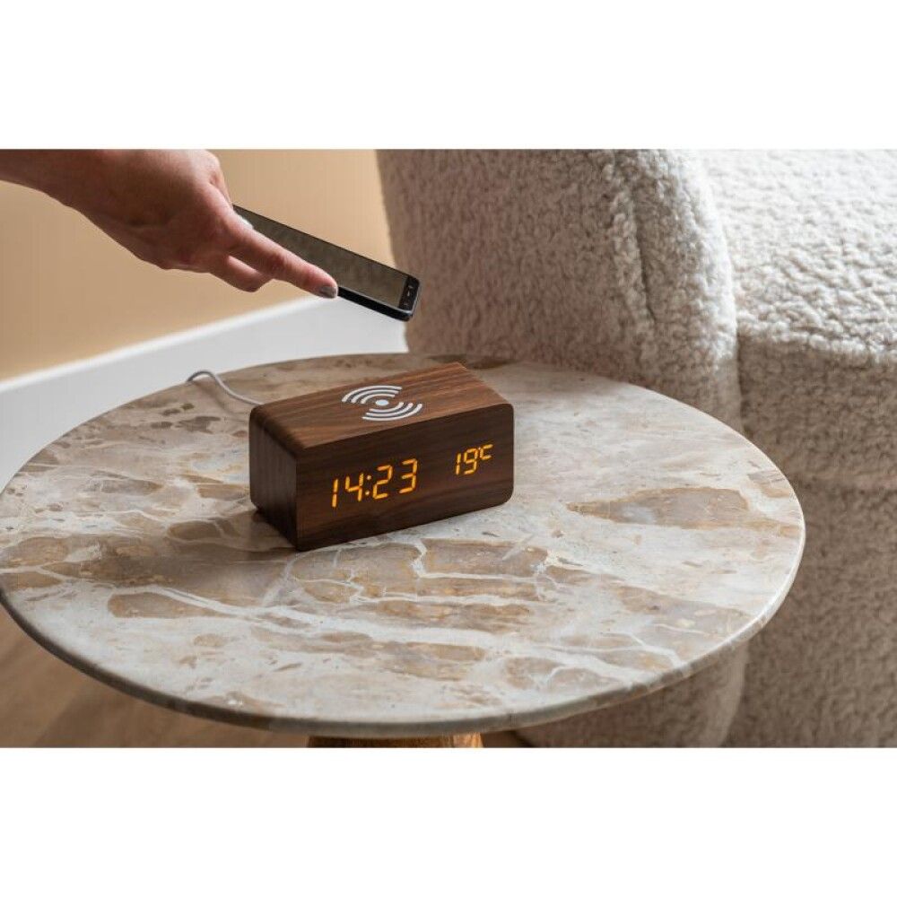 Vekjaraklukka Block M 7,1cm tré