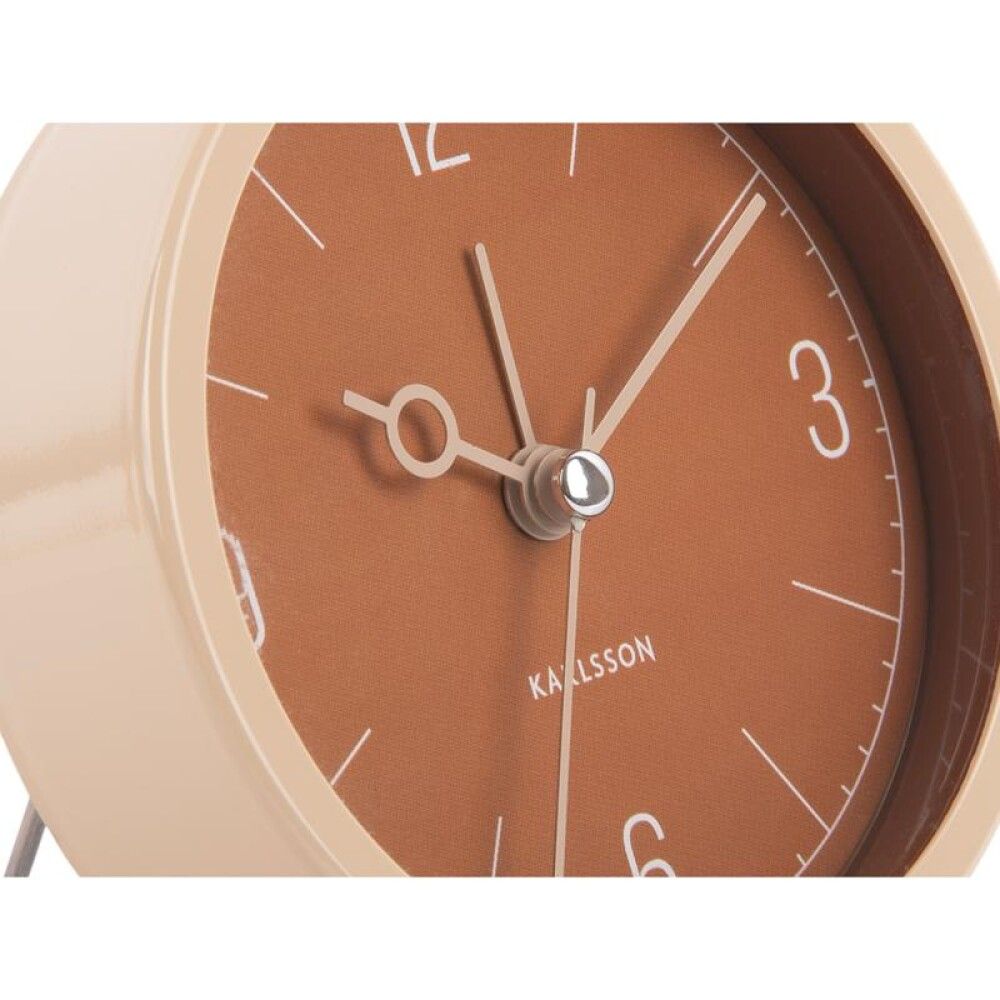 Vekjaraklukka Monocle Ø9,2cm karamellu