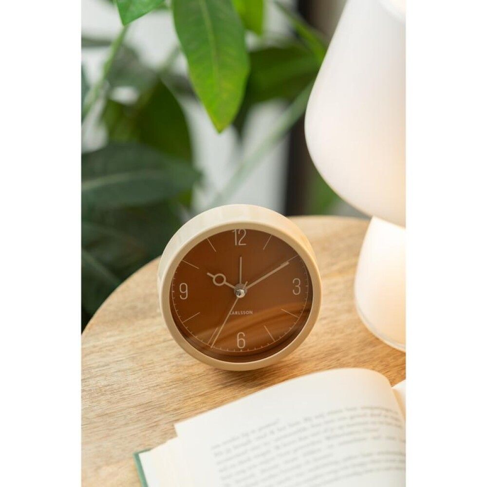 Vekjaraklukka Monocle Ø9,2cm karamellu