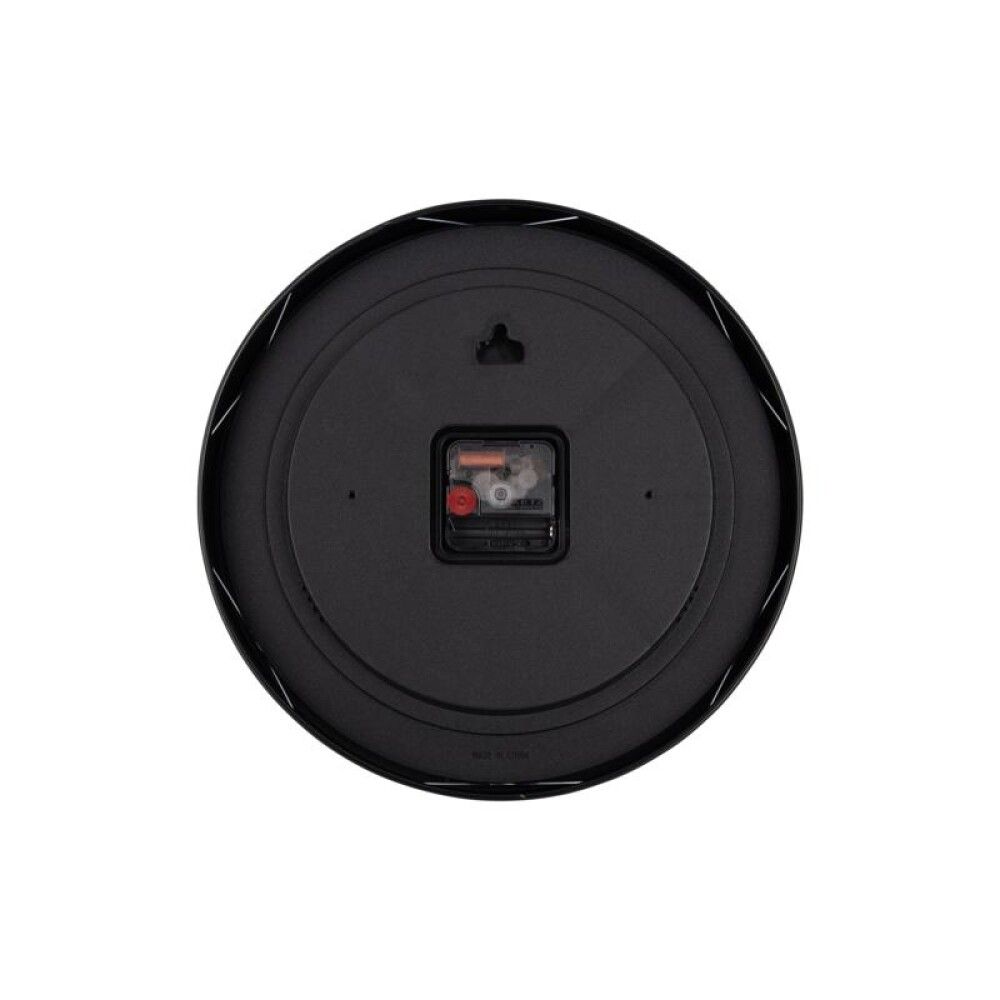 Veggklukka Regal tal Ø30cm svört