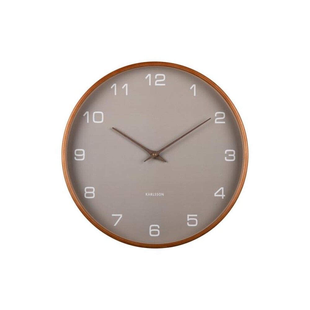 Veggklukka Acento Ø40cm grá