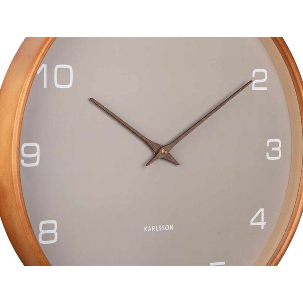 Veggklukka Acento Ø40cm grá