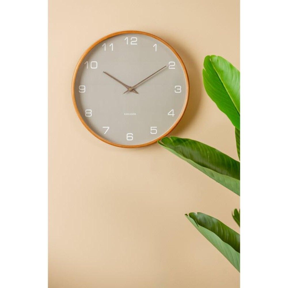 Veggklukka Acento Ø40cm grá