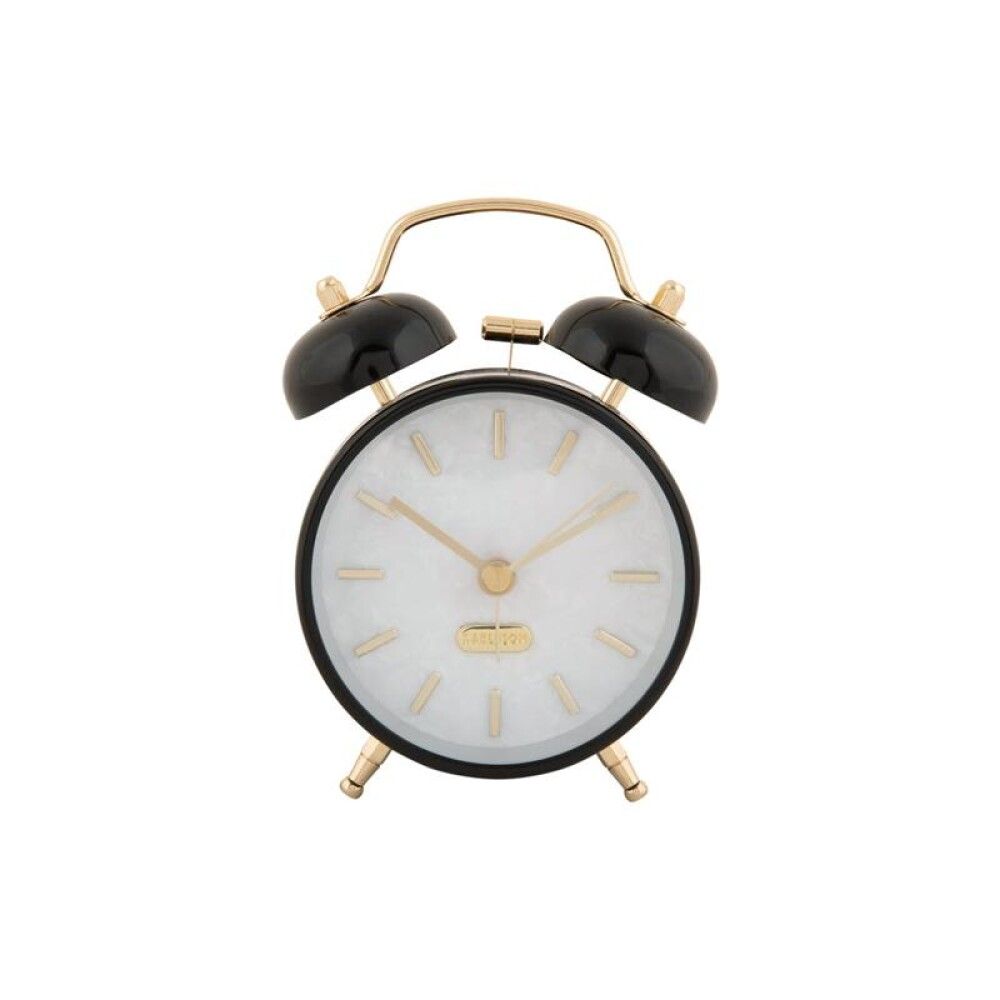 Vekjaraklukka Pearl Glow Ø8cm svört