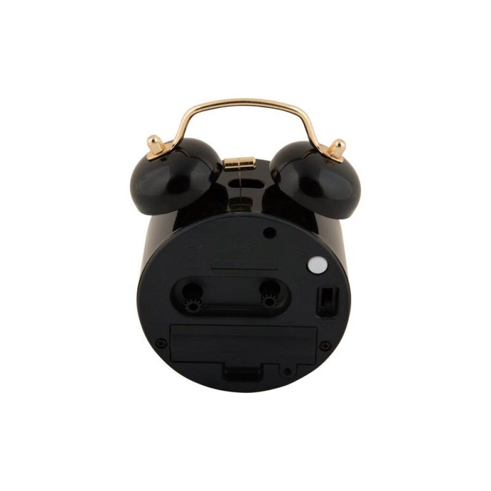 Vekjaraklukka Pearl Glow Ø8cm svört