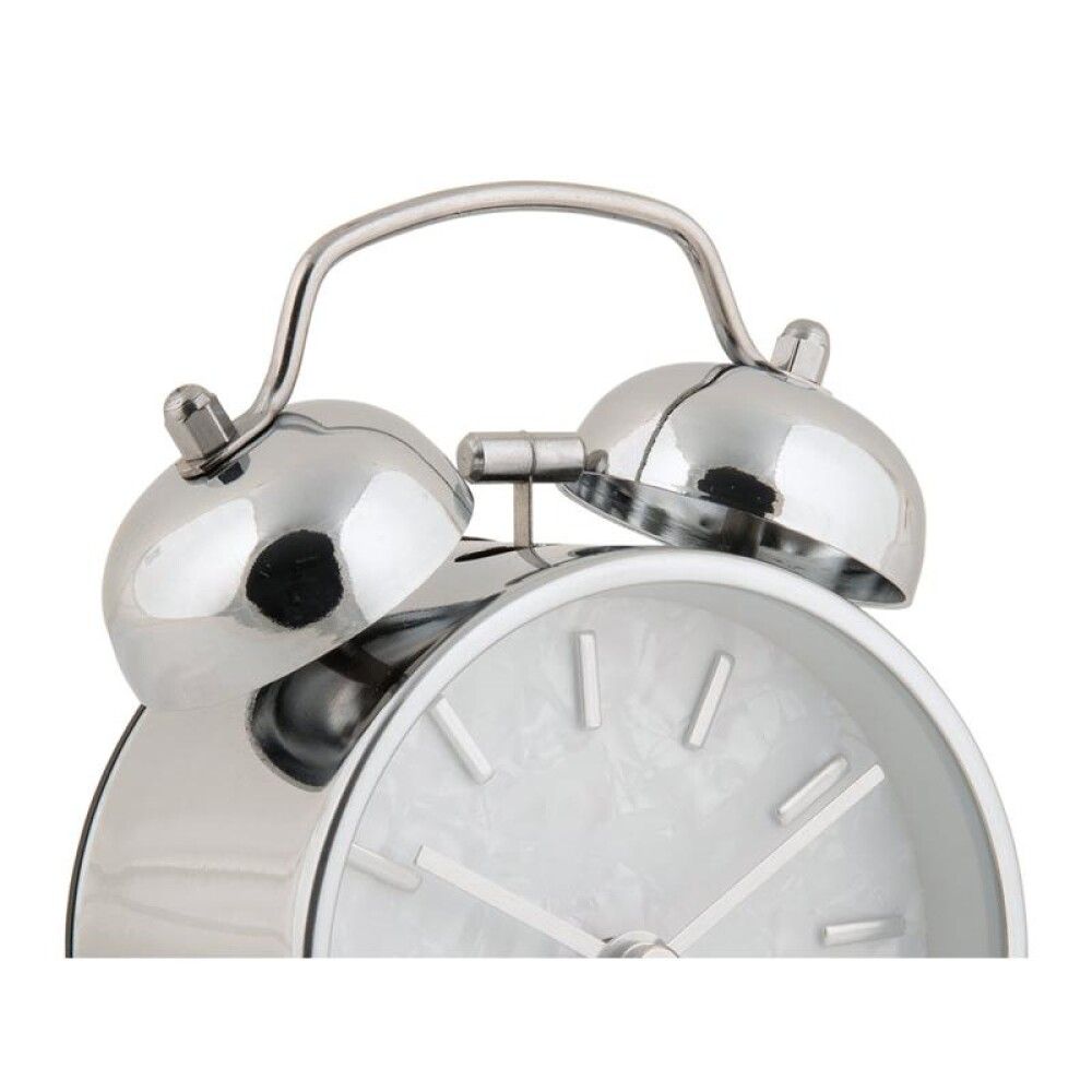 Vekjaraklukka Pearl Glow Ø8cm króm