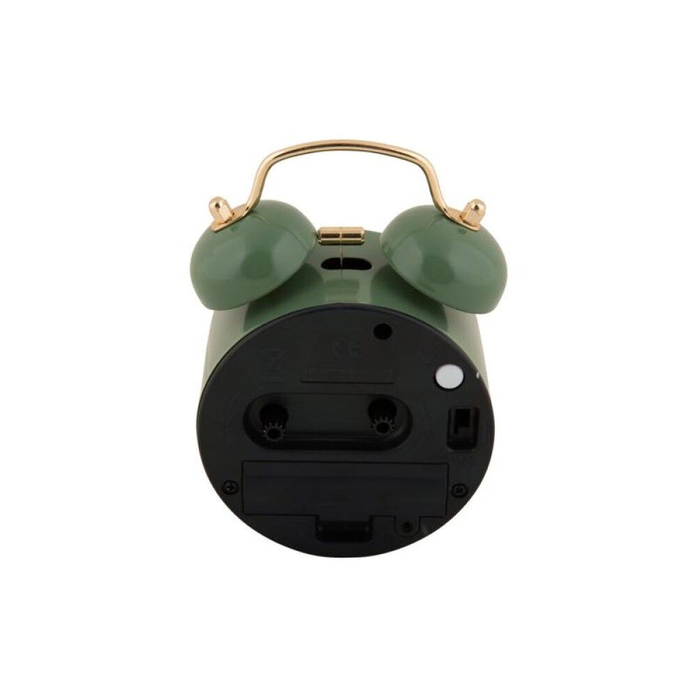 Vekjaraklukka Pearl Glow Ø8cm græn