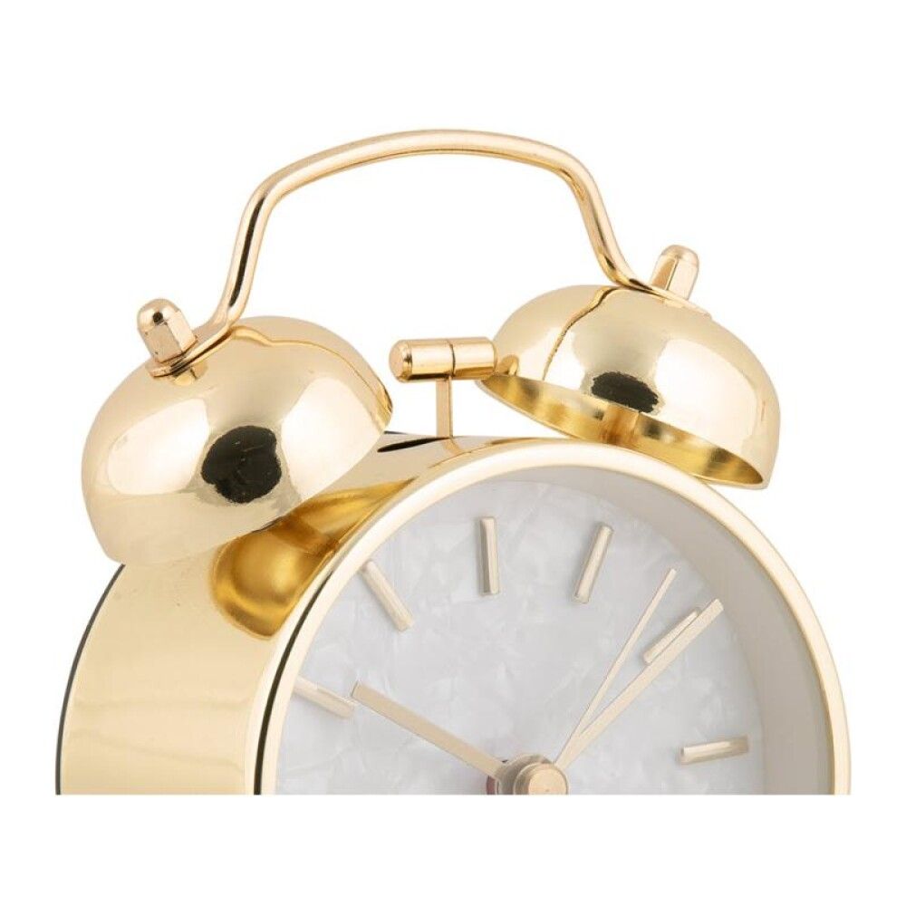 Vekjaraklukka Pearl Glow Ø8cm gyllt