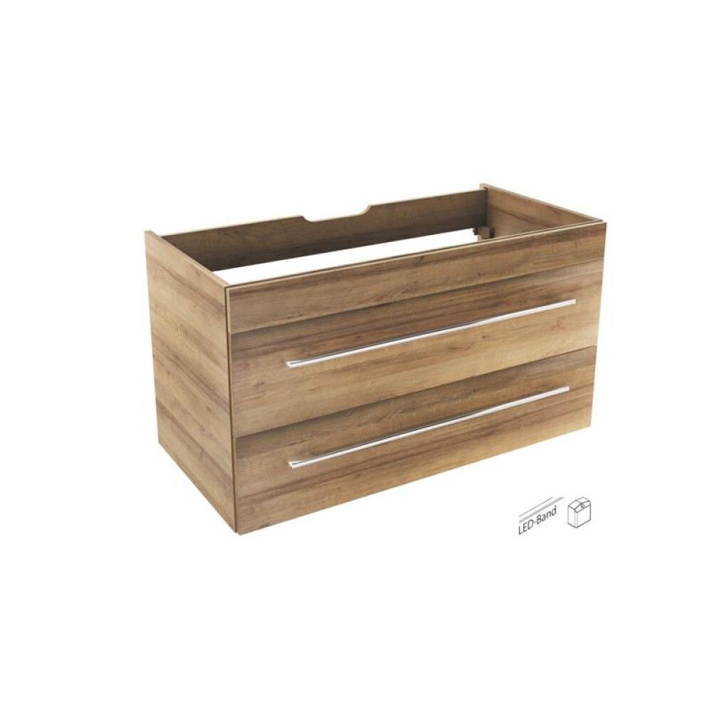 Handlaugaskápur 44x119,2x63cm Camargue Riva dökkgrár