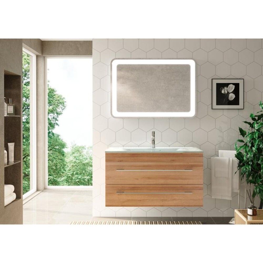 Handlaugaskápur 44x119,2x63cm Camargue Riva dökkgrár