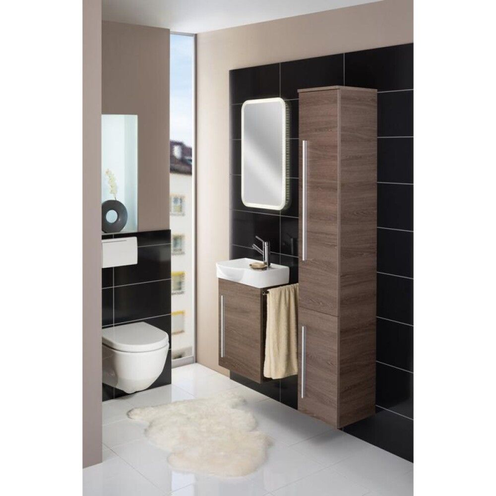 Handlaug vinstri32x45,5x14,5cm Camargue Stella hvít