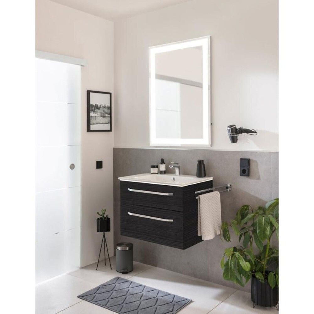 Handlaugaskápur 48,9x69,4x51,8cm Camargue Riva dökk brún