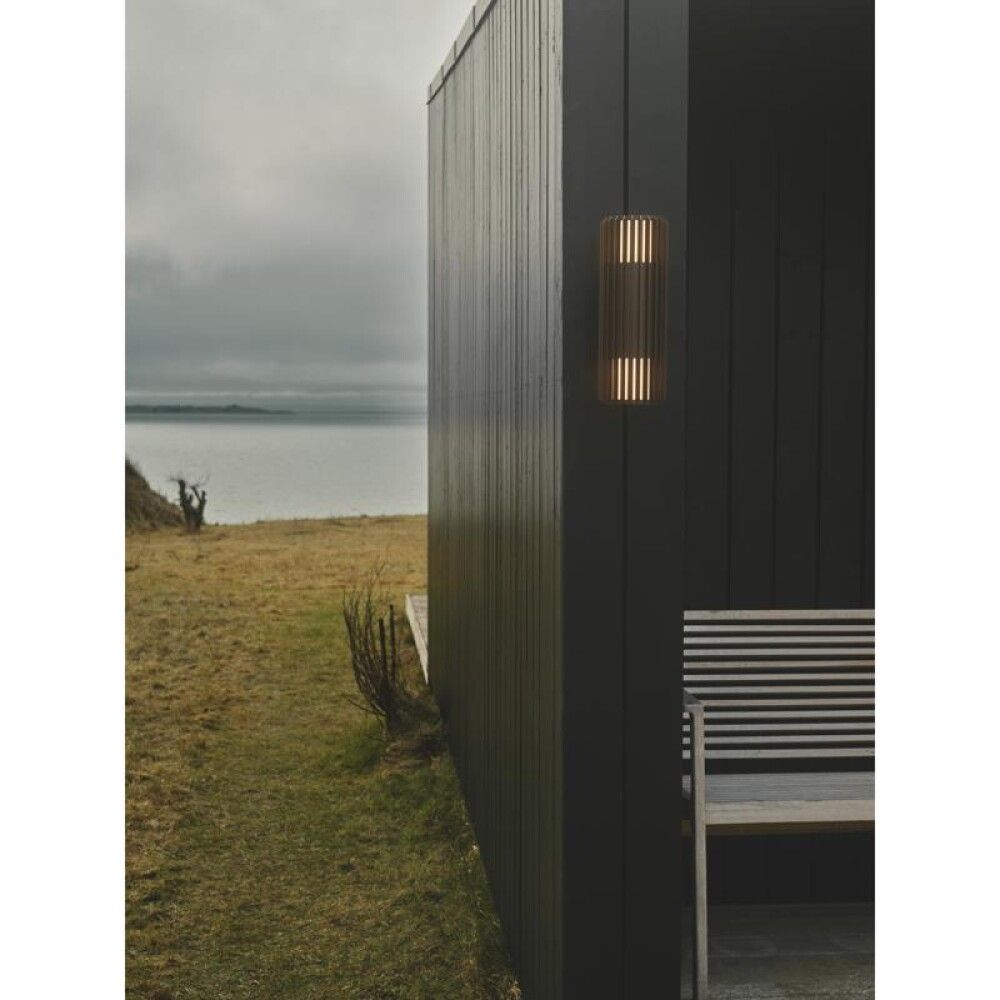 Veggljós 2xE27 Aludra 33,7cm brúnn