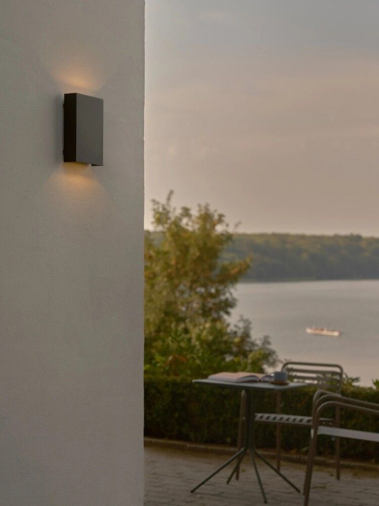 Veggljós LED Nordlux Fold 15 IP54 svart