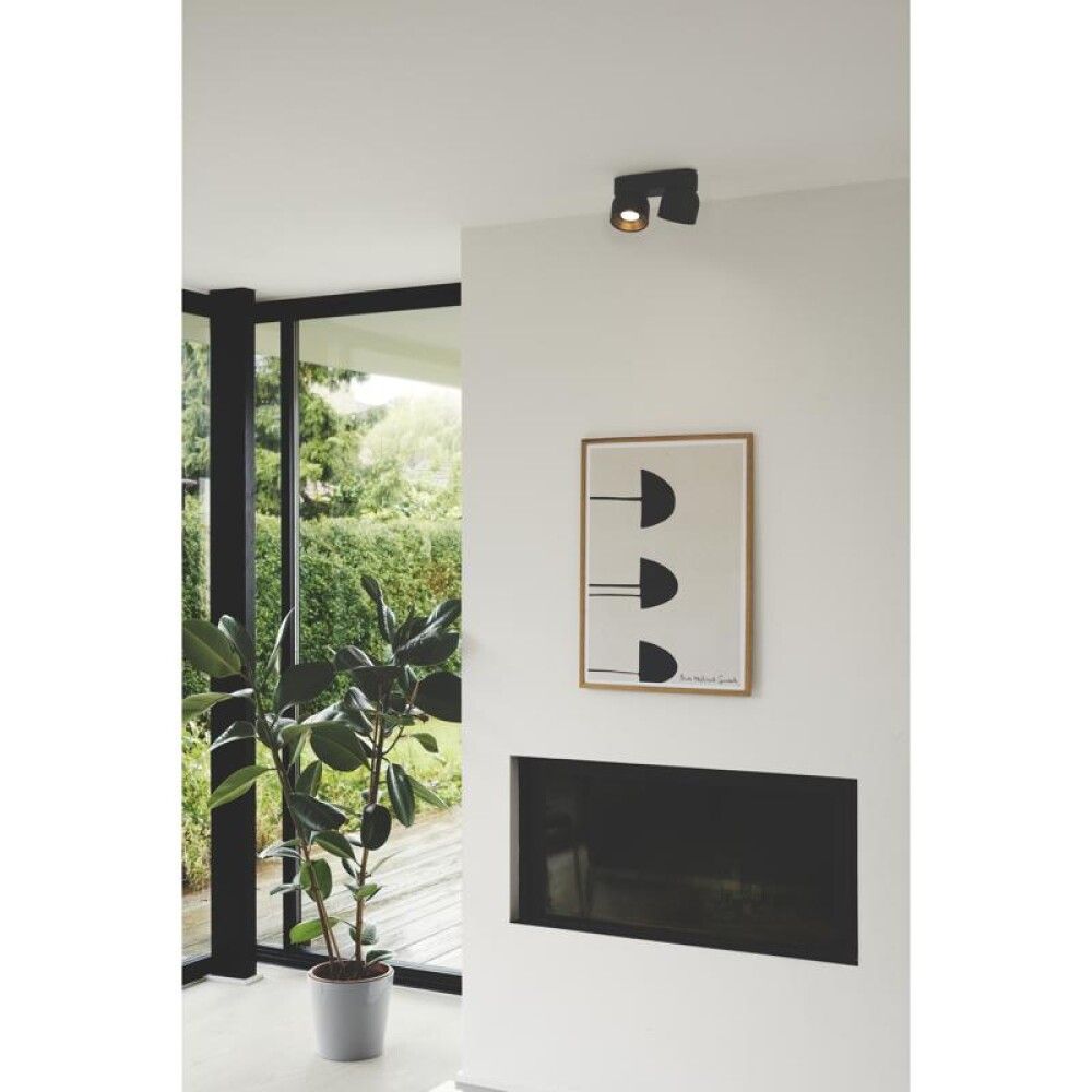 Kastarar 2xGU10 Pitcher 24x11.6cm svartur