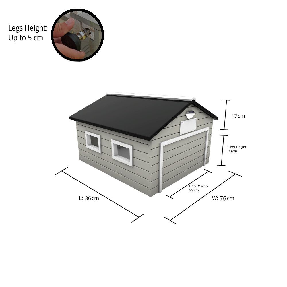 Bílskúr fyrir slátturóbot AM Robots