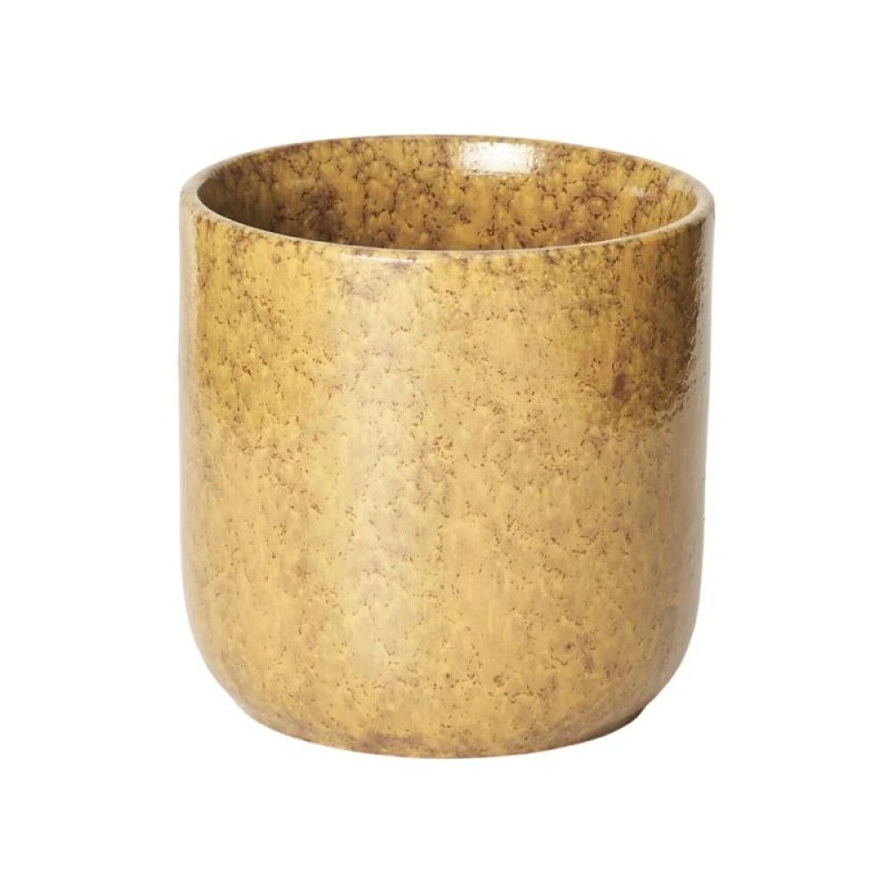 Blómapottur Nuna Ø13,5cm gulur Lauvring