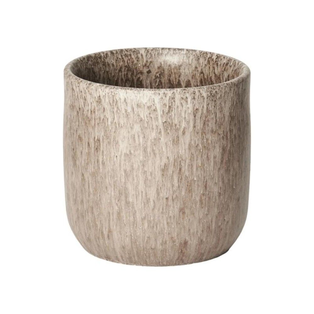 Blómapottur Nuna Ø13,5cm grábrúnn Lauvring