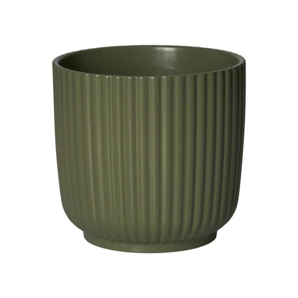 Blómapottur Olivia grænn Ø21cm Lauvring