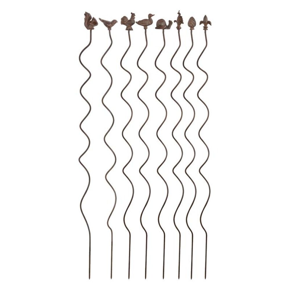 Plöntustoð spiral með styttum 131cm Garden Life margar gerðir