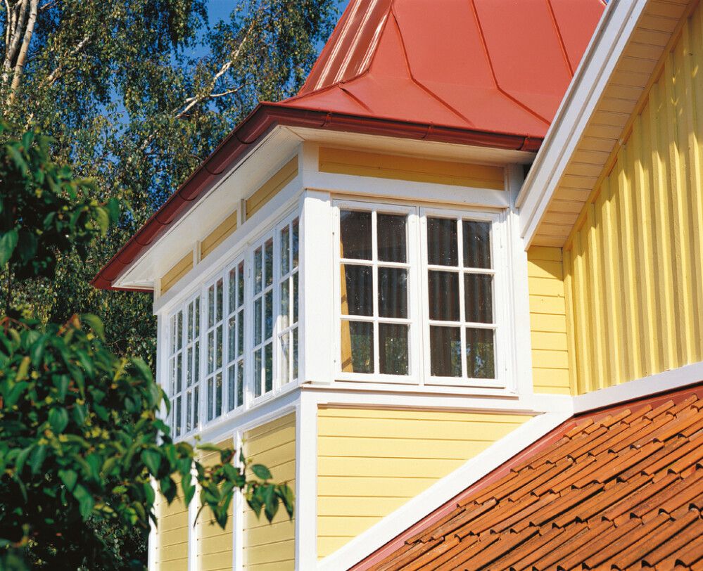 Glugga og hurðar málning Ral9010 2,5L Pinotex