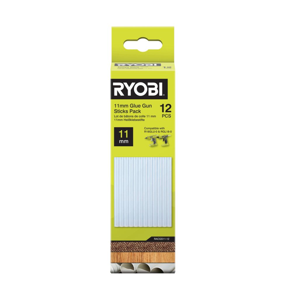 Lím fyrir límbyssu 11mm 12stk Ryobi RACGS11-12