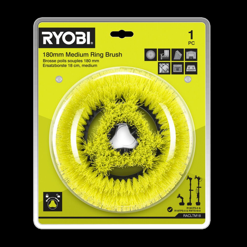 Bursti miðlungs 18cm Ryobi RACLTM18