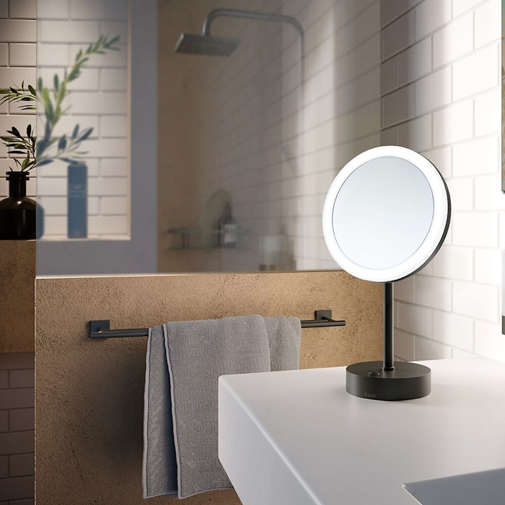 Handklæðaslá einföld 64,8cm Smedbo Home matt svört