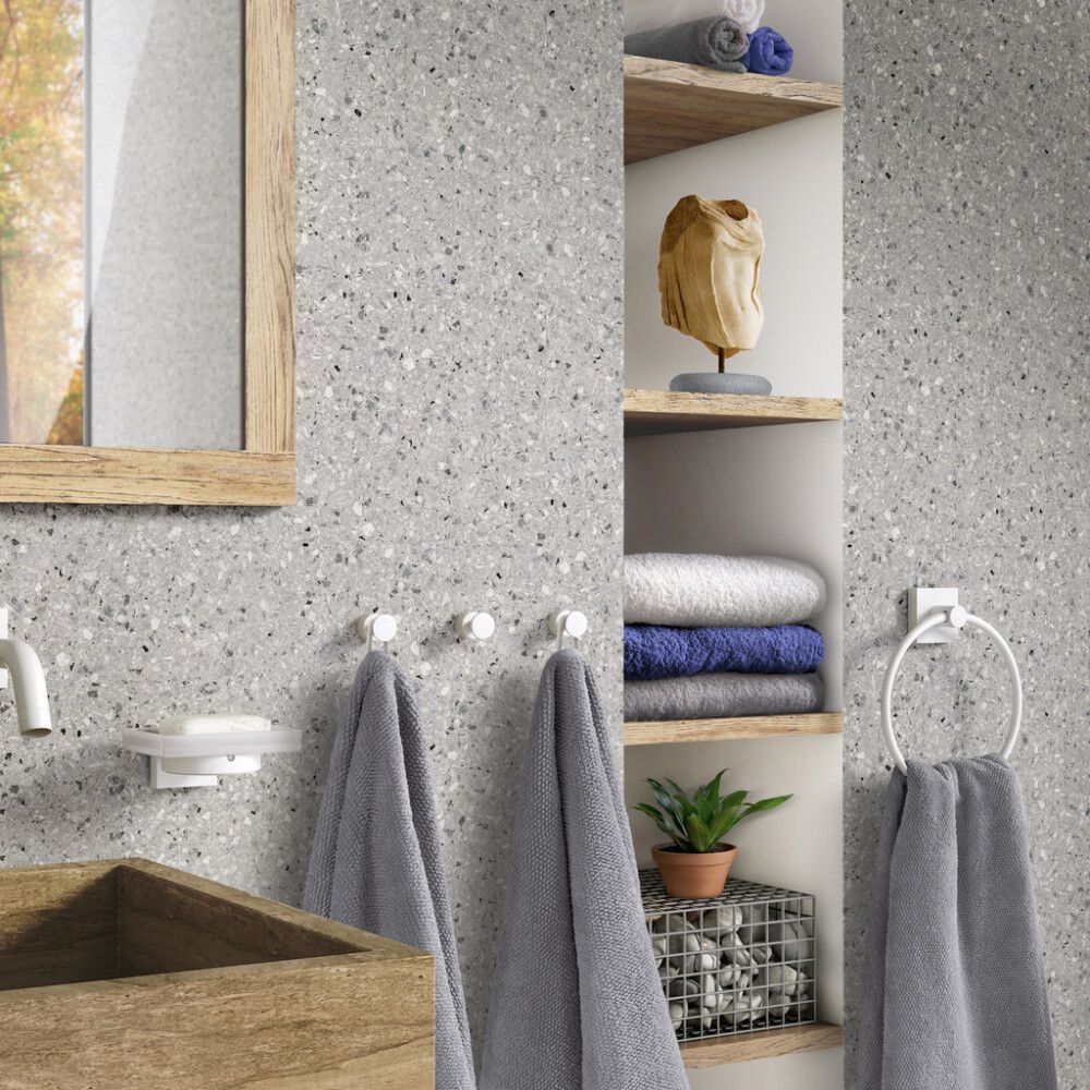 Snagi einfaldur 2stk Smedbo Home matt hvítur