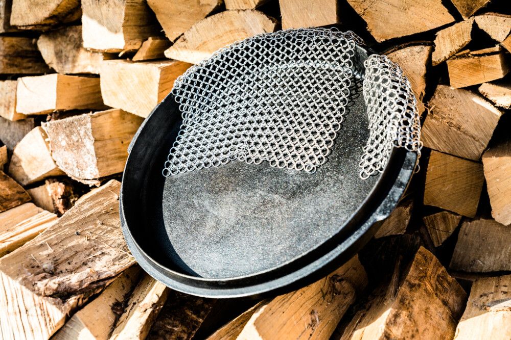 Málmskrúbbur fyrir steypujárn Petromax