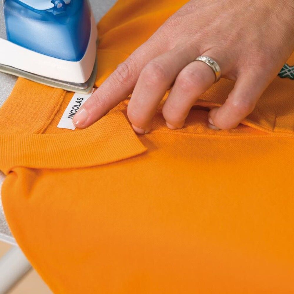 Merkimiði fyrir LetraTag DYMO D1 merkivél Iron-On 12 mm